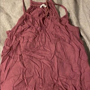 Purple flowy tank O’Neill